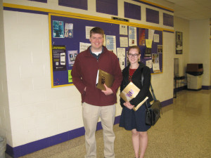 Pictured from left to right are Braxton Fralick and Cassia Kisshauer.