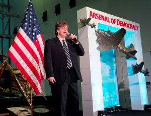 The "Arsenal of Democracy: World War II Victory Gala" is held at the National Air and Space Museum in Washington, DC on thursday, May 7, 2015. The Gala is being held the night before an exceptional flyover of the National Mall by historic WWII aircraft. (James R. Brantley)